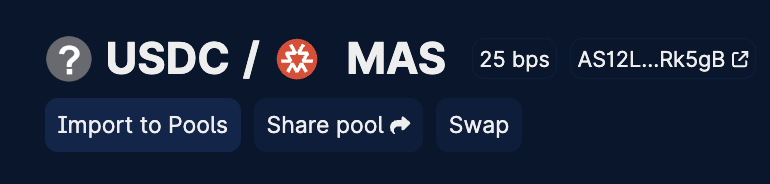 Import pools